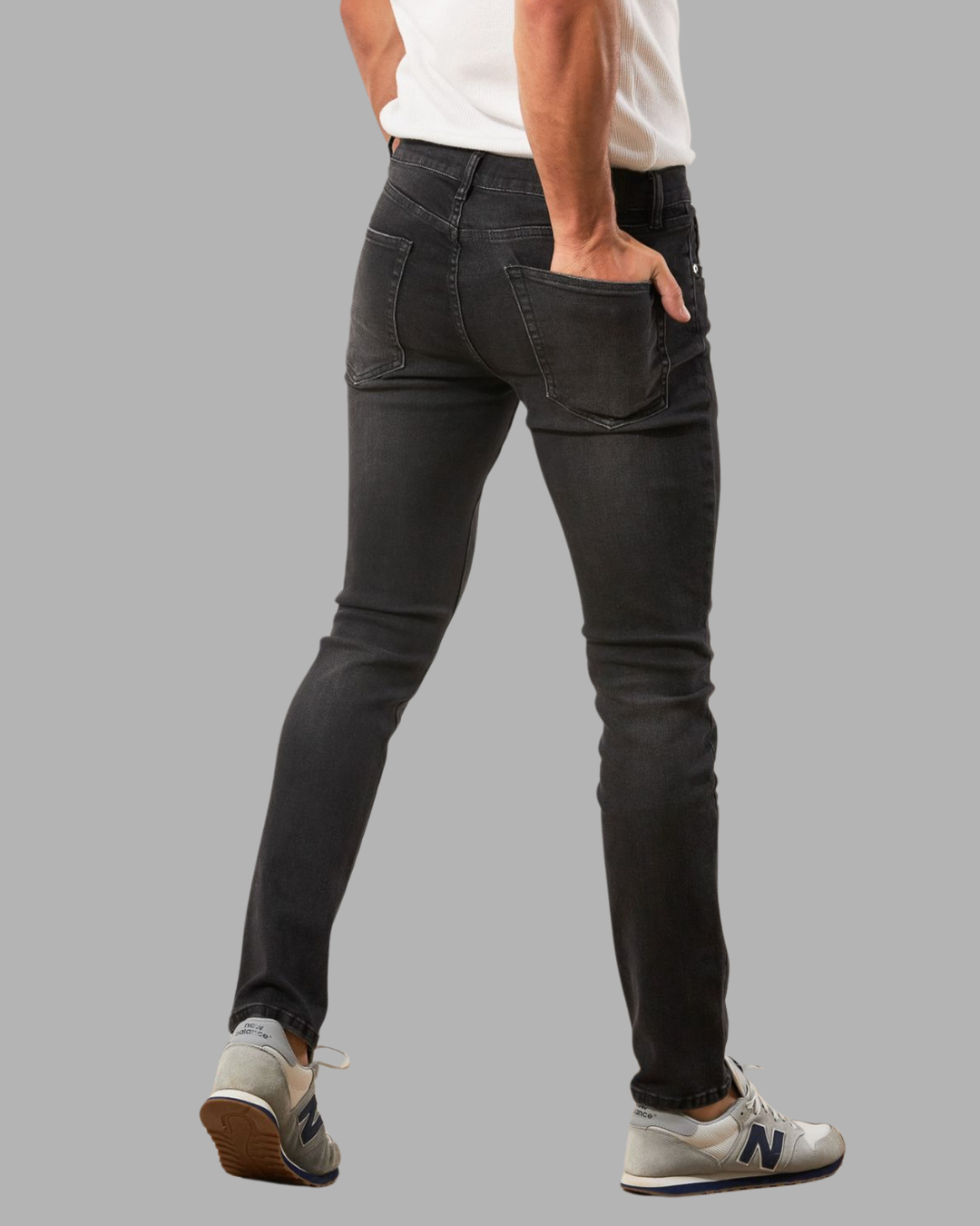 JEANS PSYCHO GRIS OSCURO PARA CABALLERO