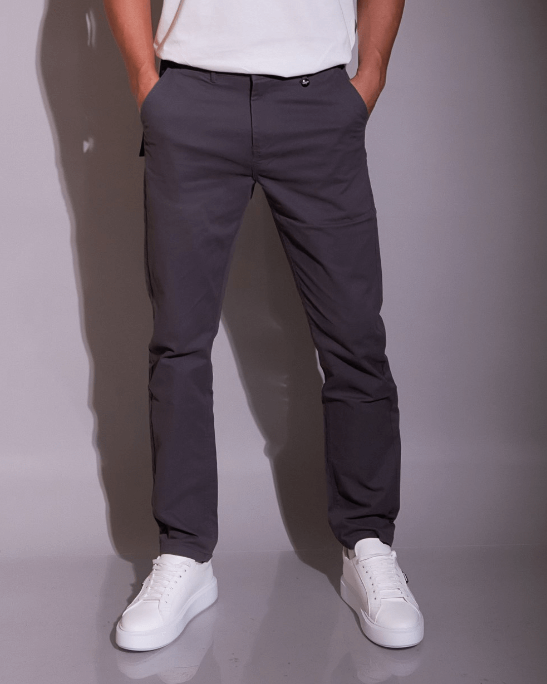 PANTALÓN PSYCHO SIXTEEN GRIS CLARO