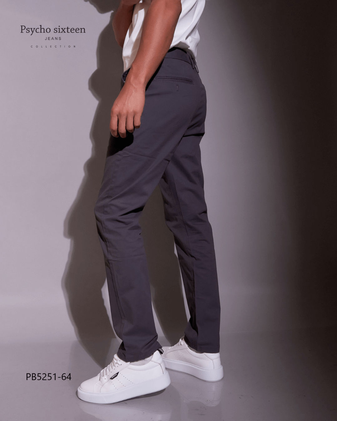 PANTALÓN PSYCHO SIXTEEN GRIS CLARO