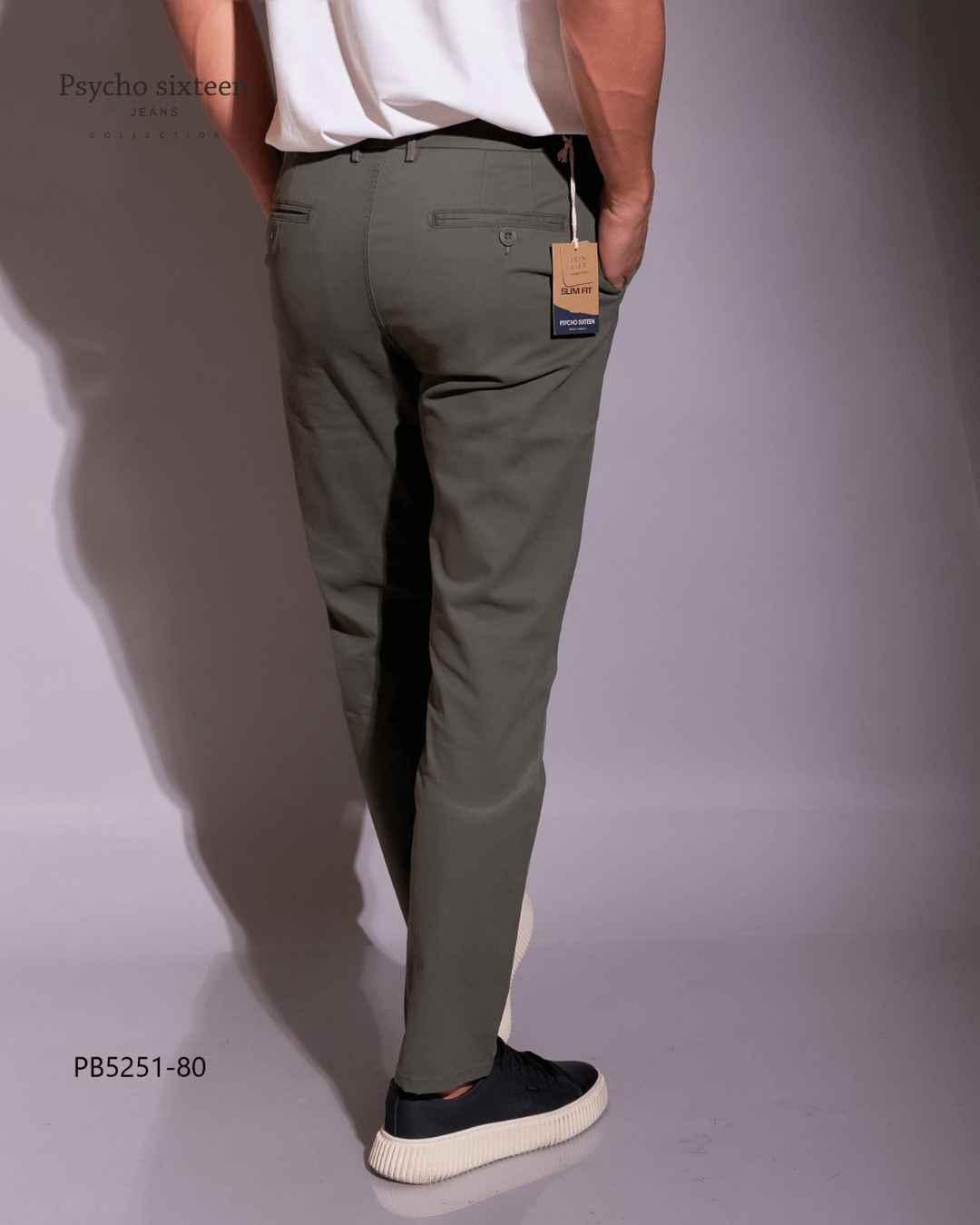 PANTALÓN PSYCHO SIXTEEN VERDE MUSGO