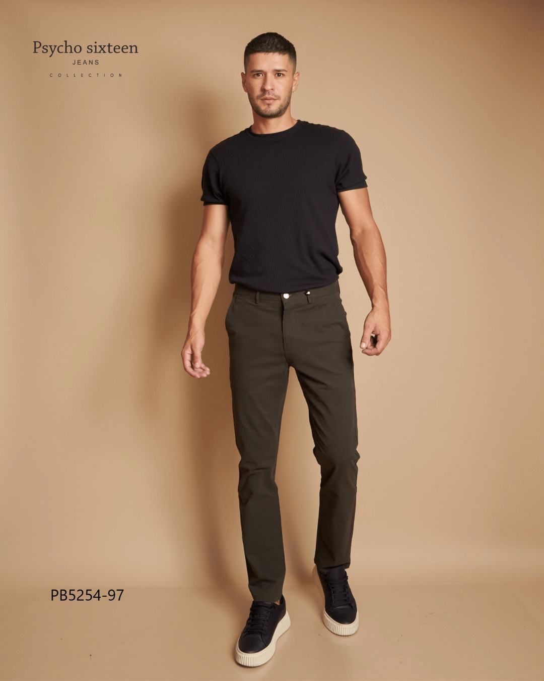 PANTALÓN PSYCHO SIXTEEN VERDE OLIVO