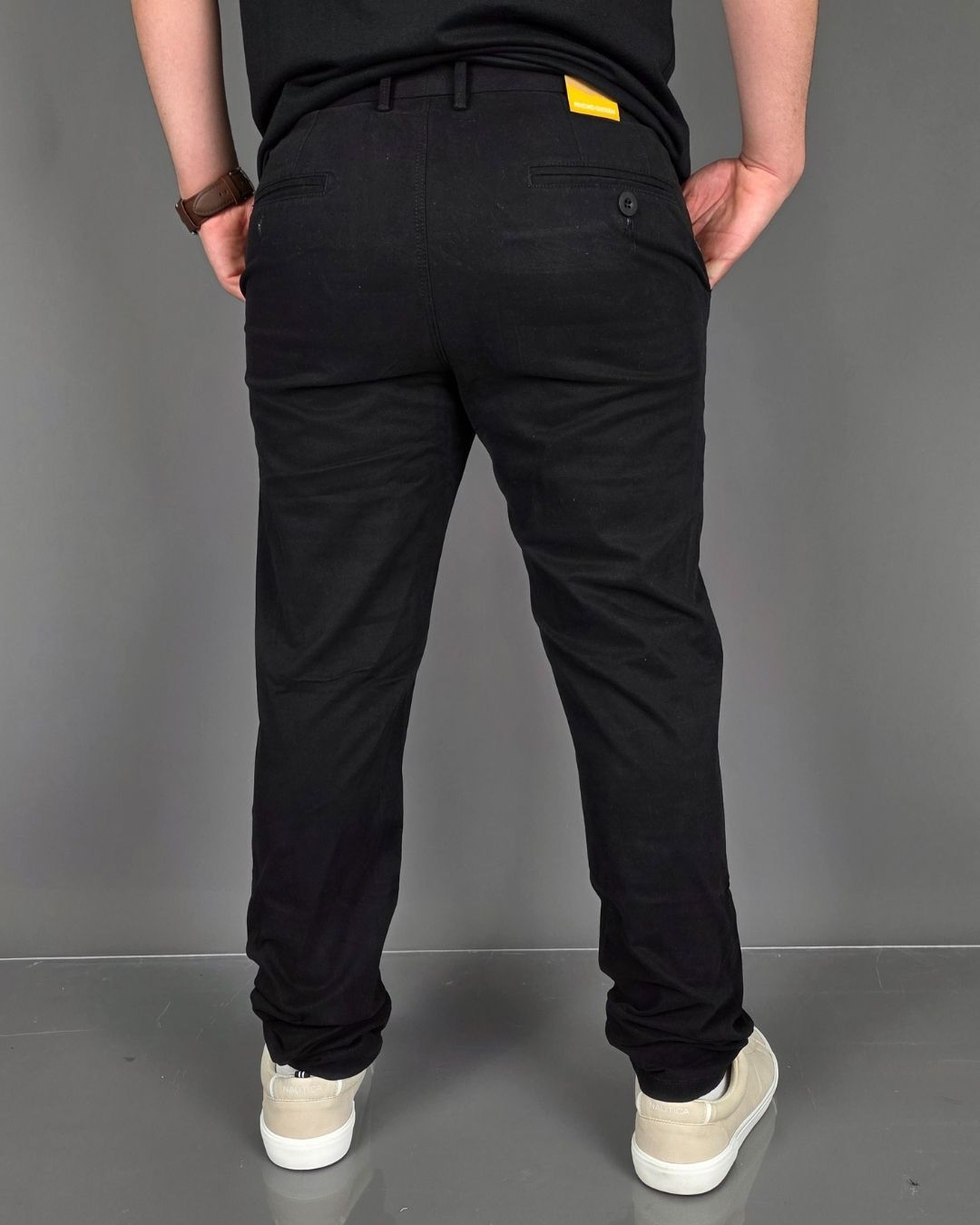 PANTALÓN DE VESTIR NEGRO PARA CABALLERO