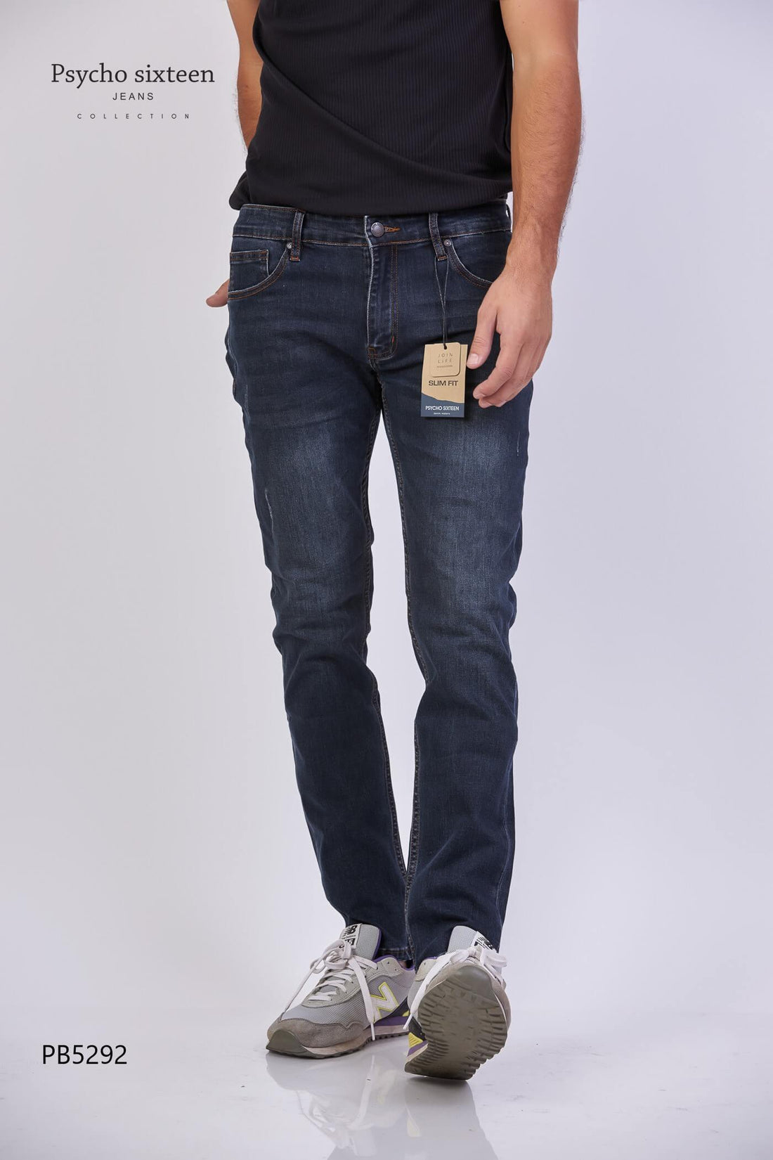 JEANS PSYCHO SIXTEEN AZUL OSCURO PARA CABALLERO