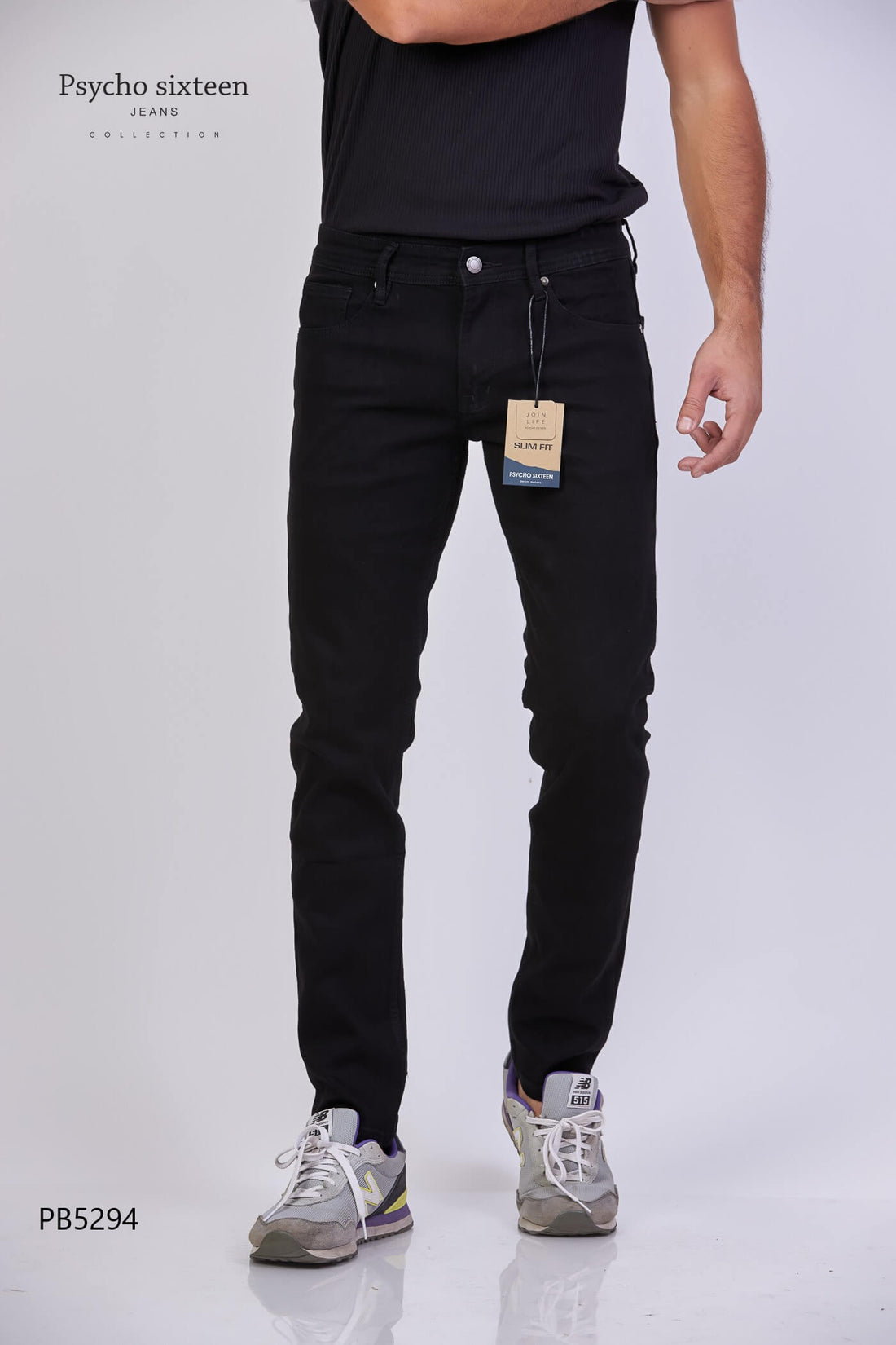 JEANS PSYCHO SIXTEEN NEGRO PARA CABALLERO