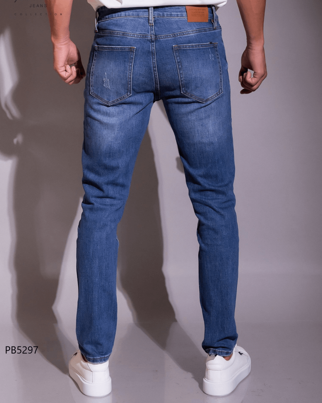 JEANS PSYCHO SIXTEEN AZUL MEDIO PARA CABALLERO