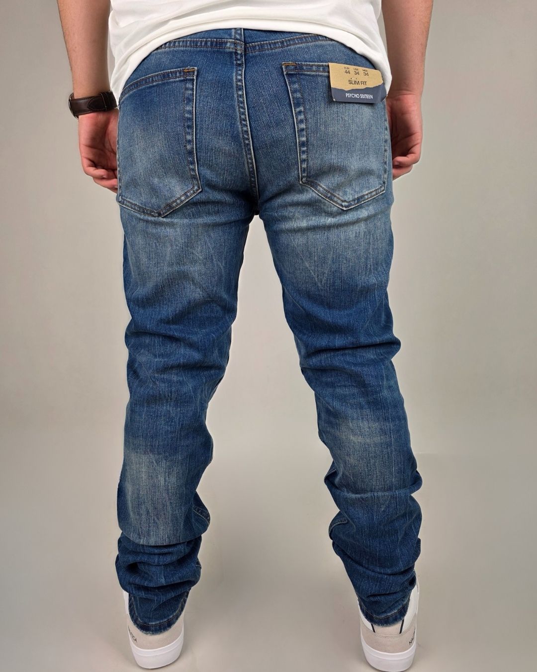 JEANS PSYCHO AZUL SLIM FIT PARA CABALLERO