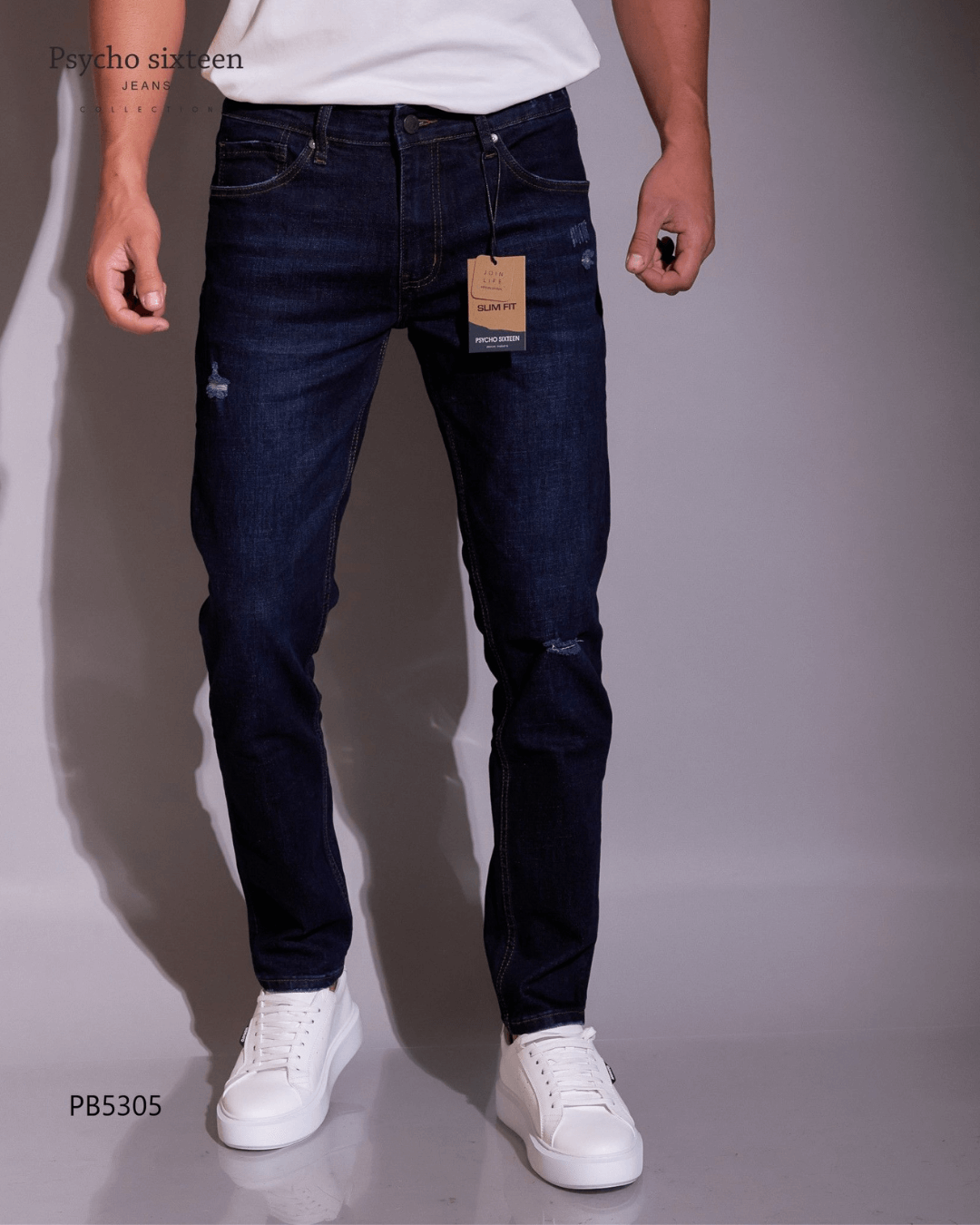 JEANS PSYCHO SIXTEEN AZUL OSCURO PARA CABALLERO
