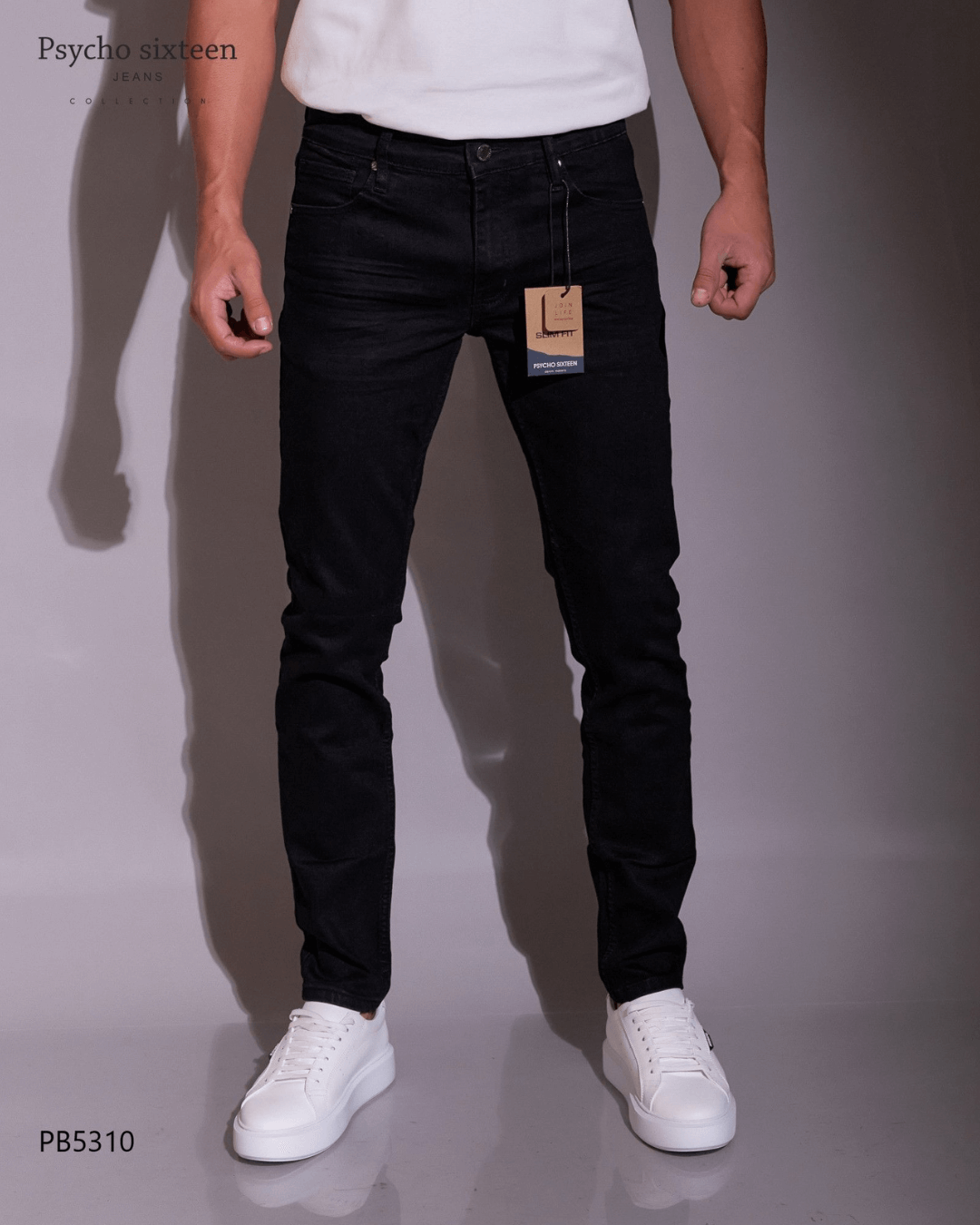 JEANS PSYCHO SIXTEEN NEGRO PARA CABALLERO