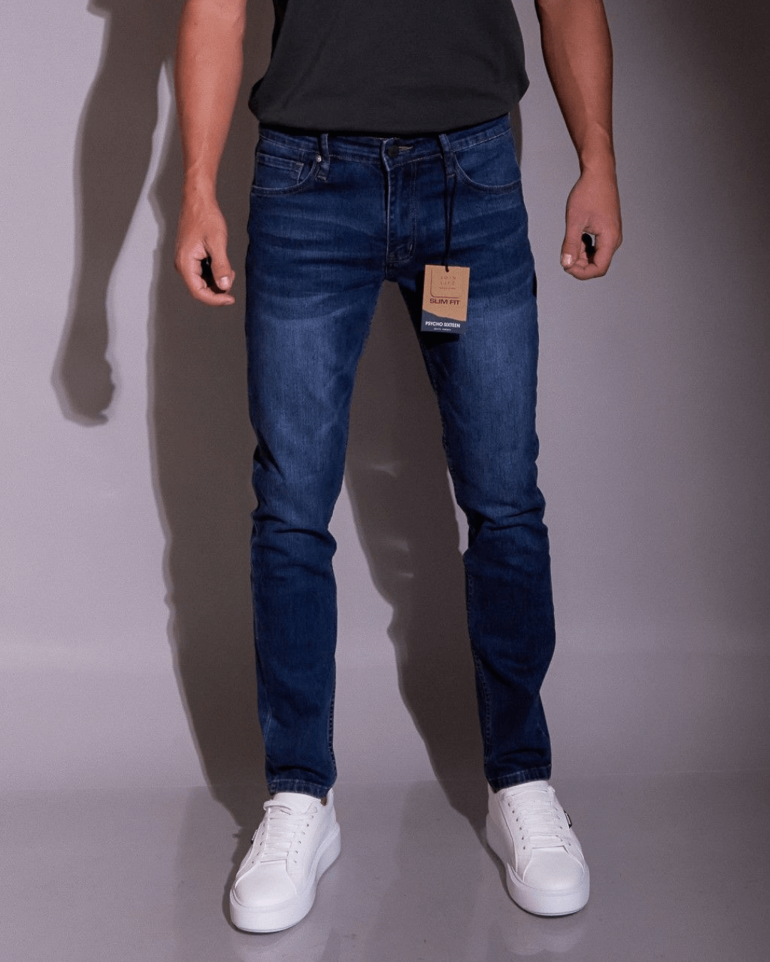 JEANS PSYCHO SIXTEEN MEZCLILLA AZUL OSCURO PARA CABALLERO