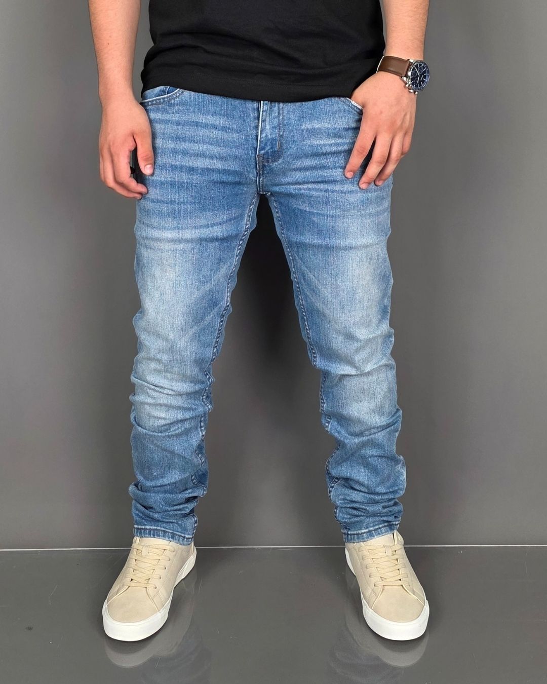 JEANS PYSCHO CELESTE  SLIM FIT DE CABALLERO