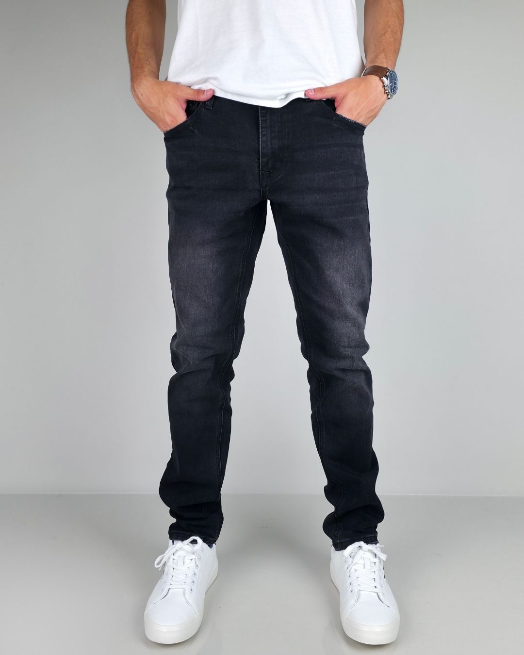 JEANS PYSCHO NEGRO SLIM FIT DE CABALLERO