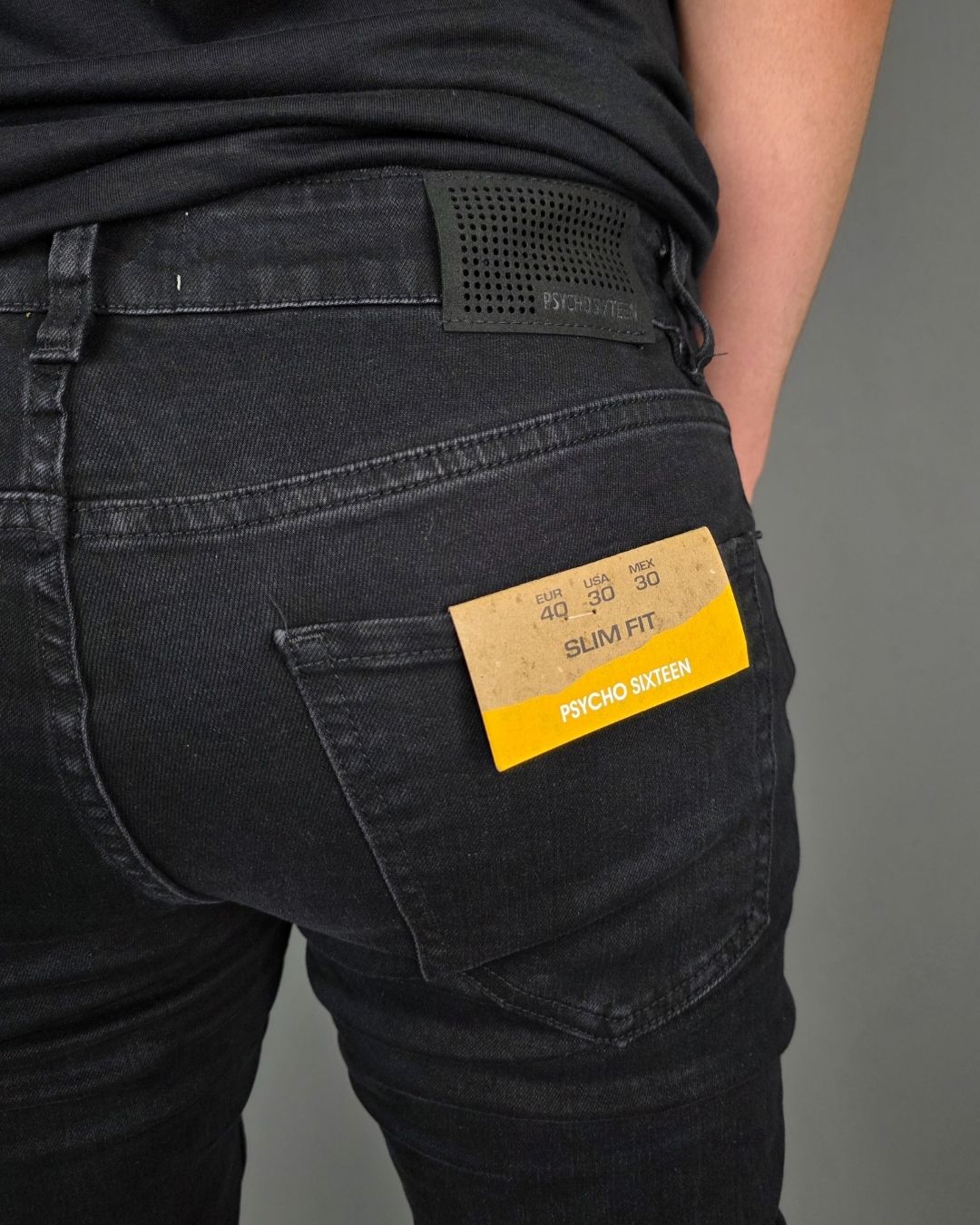 JEANS PYSCHO NEGRO SLIM FIT DE CABALLERO