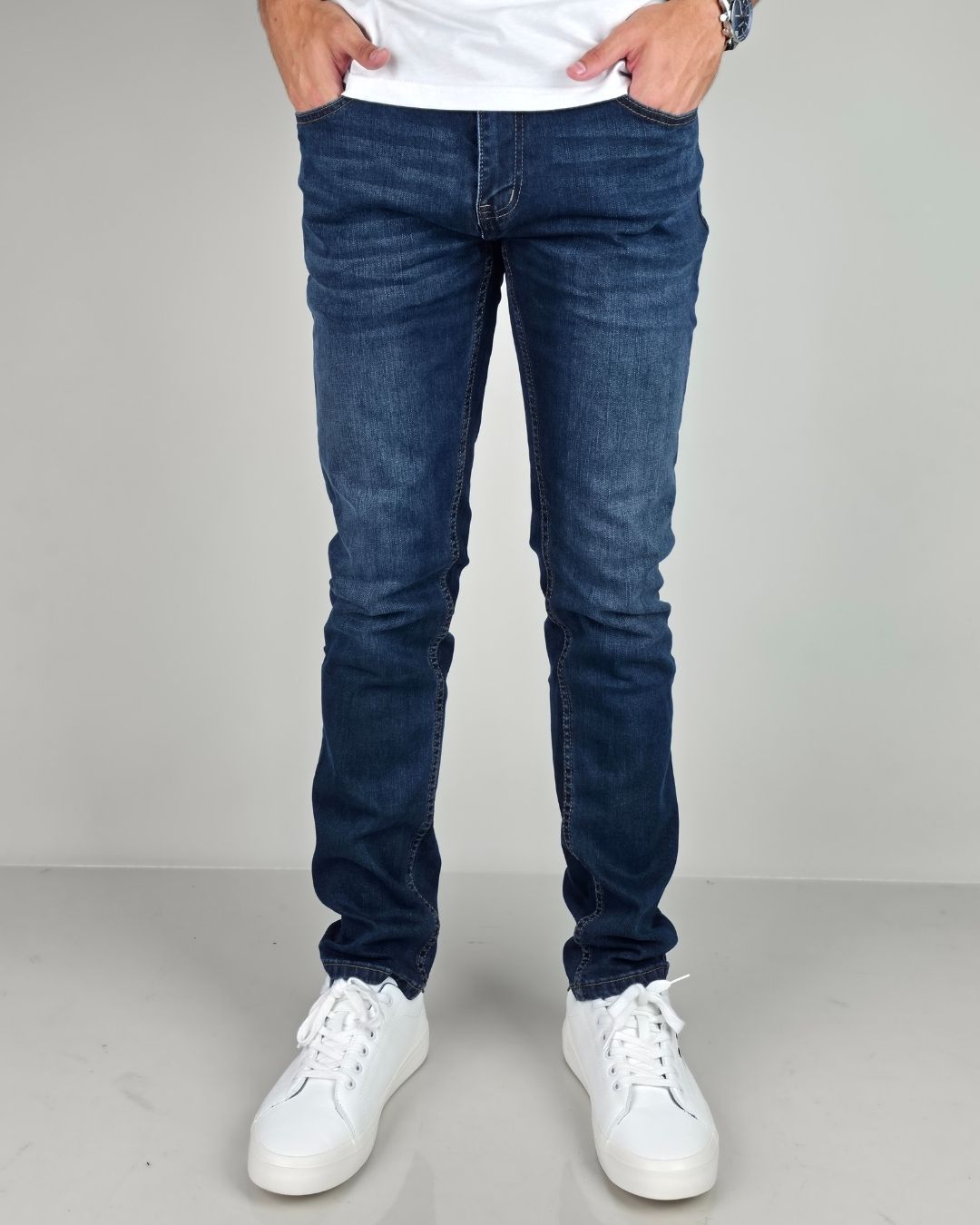 JEANS PYSCHO AZUL OSCURO SLIM FIT DE CABALLERO