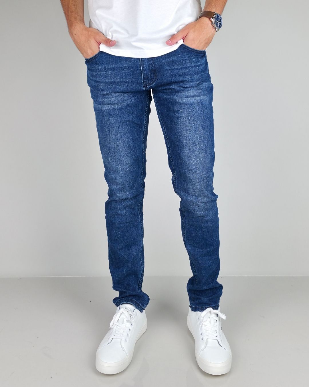 JEANS PYSCHO AZUL OSCURO SLIM FIT DE CABALLERO