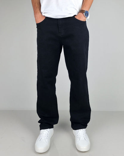 JEANS PSYCHO NEGRO STRAIGHT PARA CABALLERO
