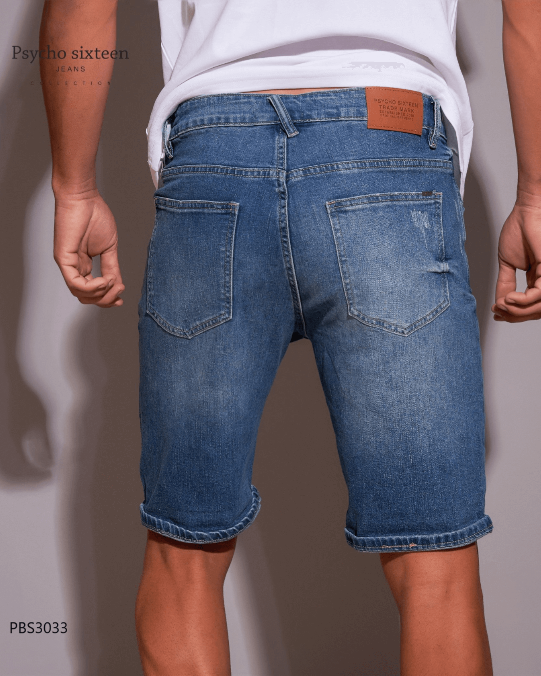 SHORT PSYCHO SIXTEEN AZUL MEDIO