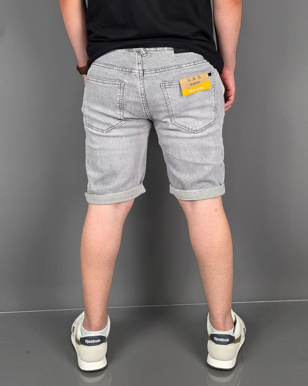 SHORT PSYCHO GRIS PARA CABALLERO