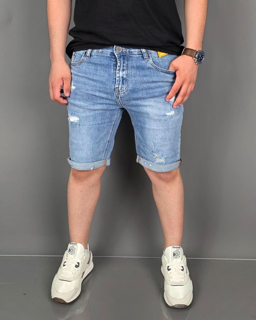 SHORT PSYCHO CELESTE PARA CABALLERO