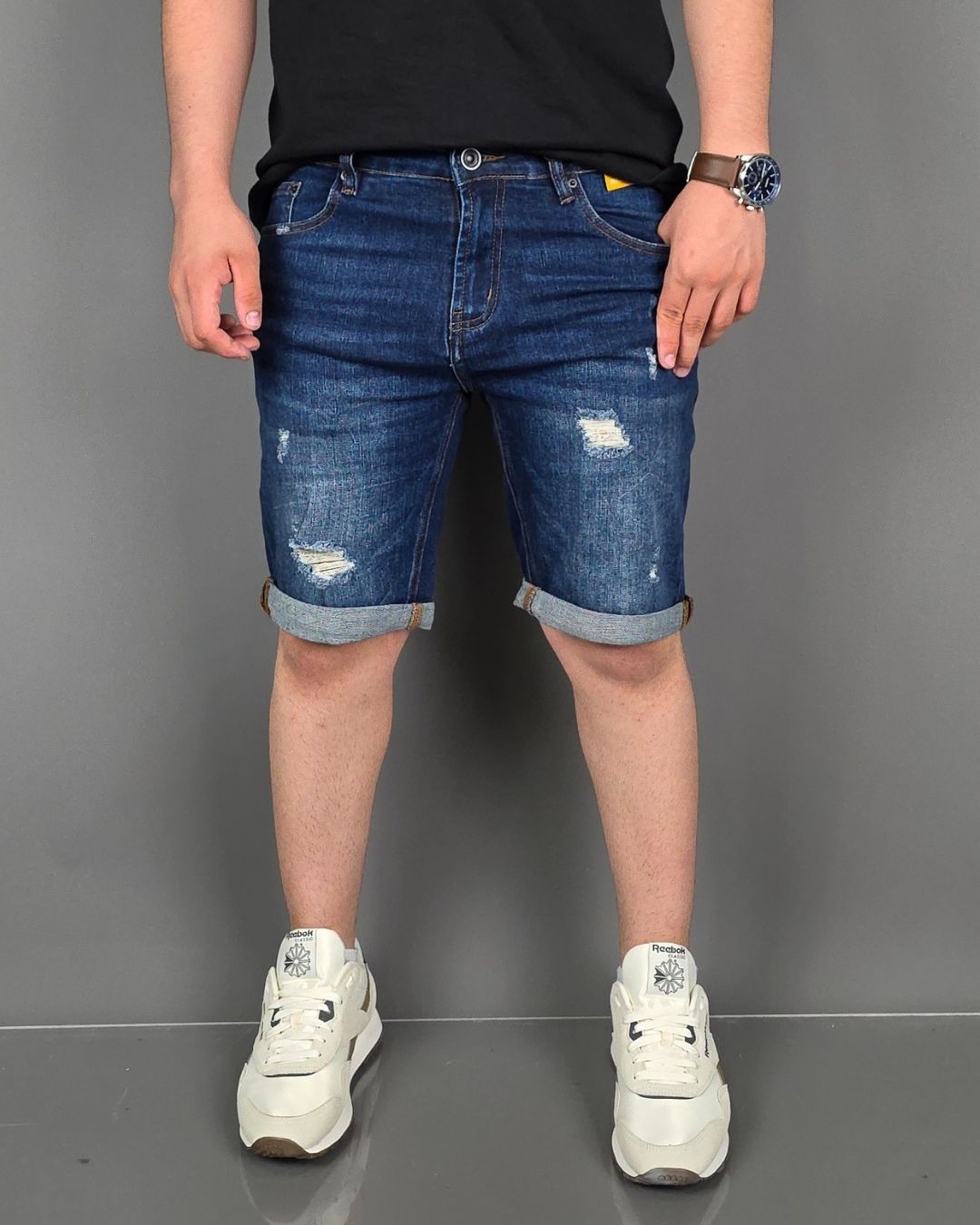 SHORT PSYCHO AZUL PARA CABALLERO
