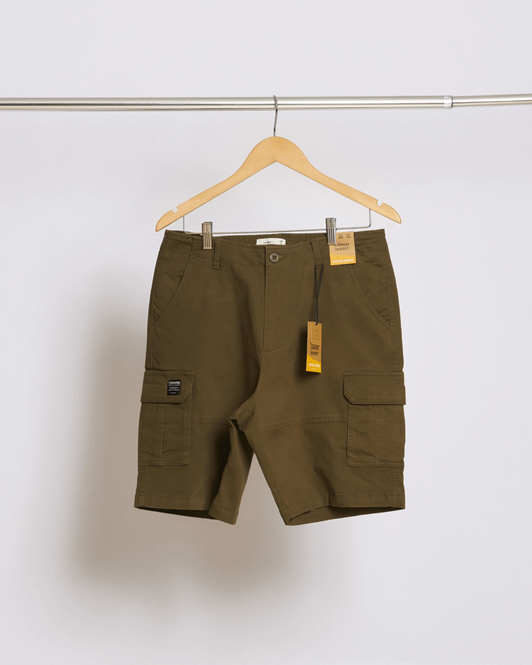 SHORT PSYCHO SIXTEEN CARGO VERDE