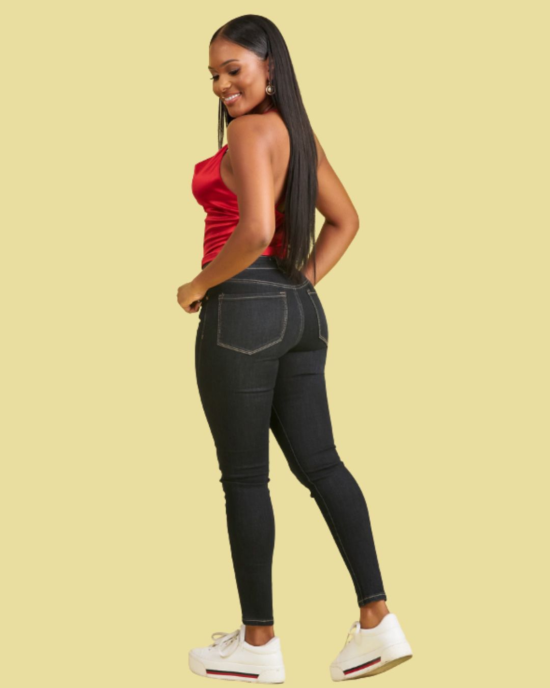 JEANS PYSCHO AZUL OSCURO PARA DAMA