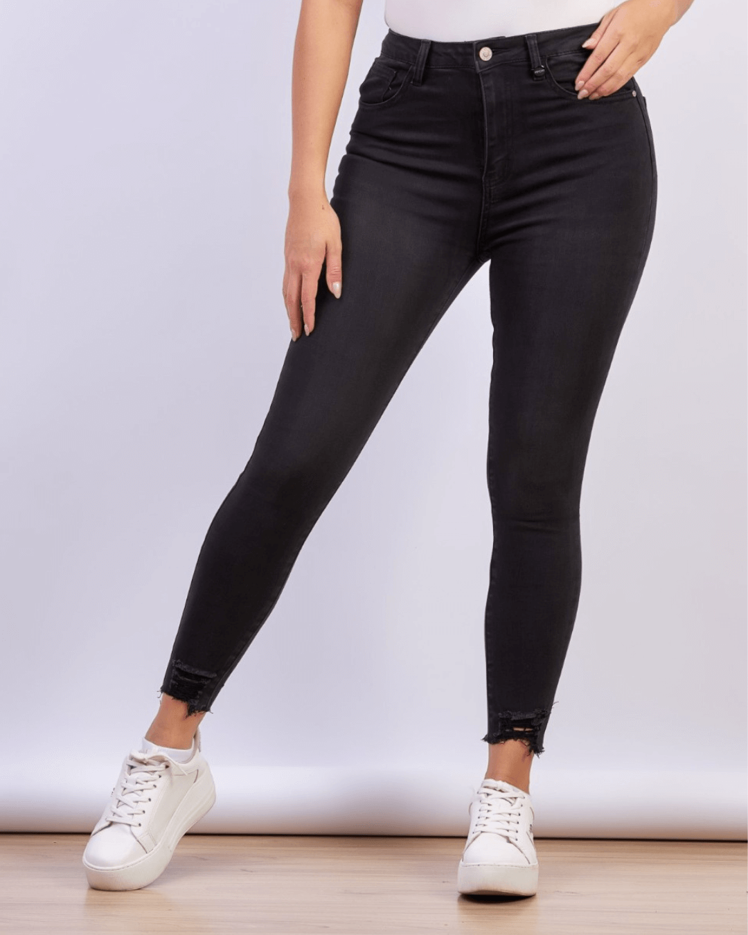 JEANS PSYCHO SIXTEEN NEGRO PARA DAMA