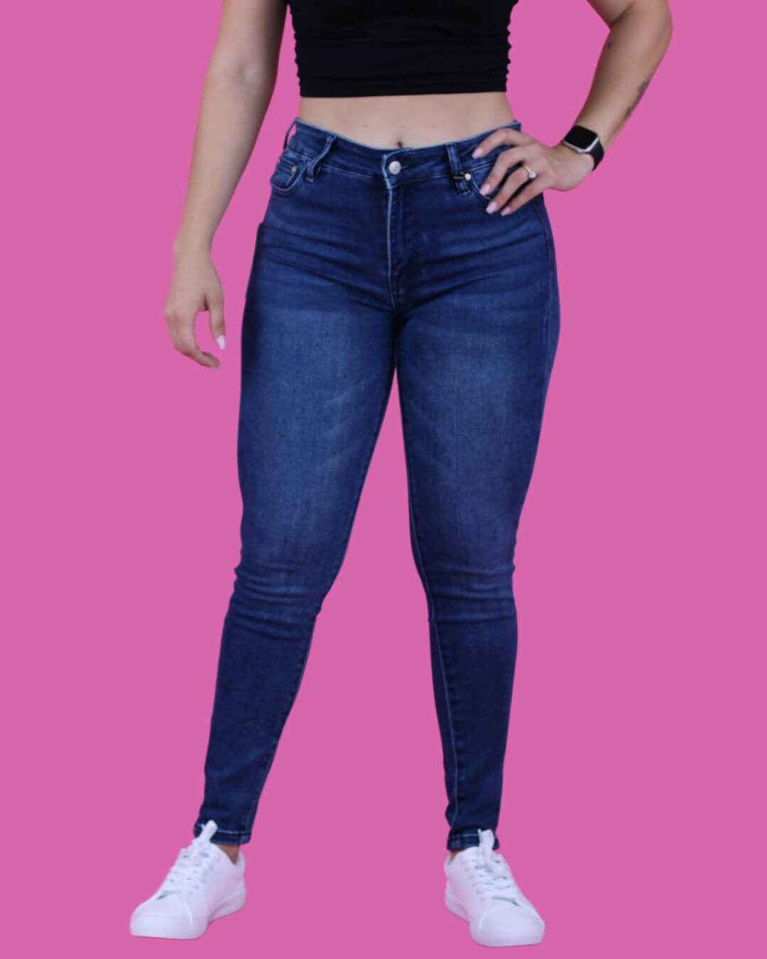 JEANS PSYCHO SIXTEEN AZUL OSCURO PARA DAMA