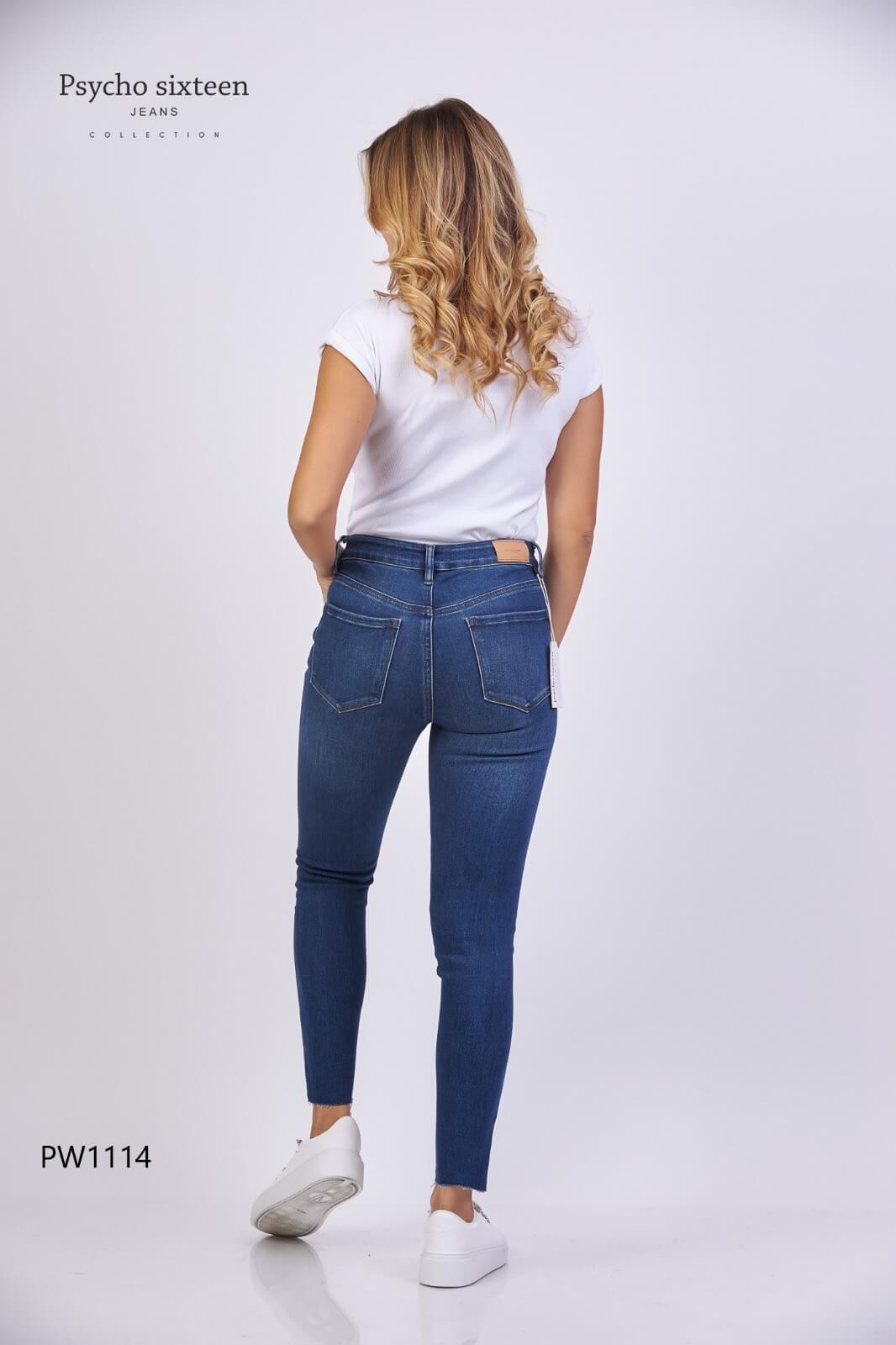 JEANS PSYCHO SIXTEEN AZUL OSCURO PARA DAMA