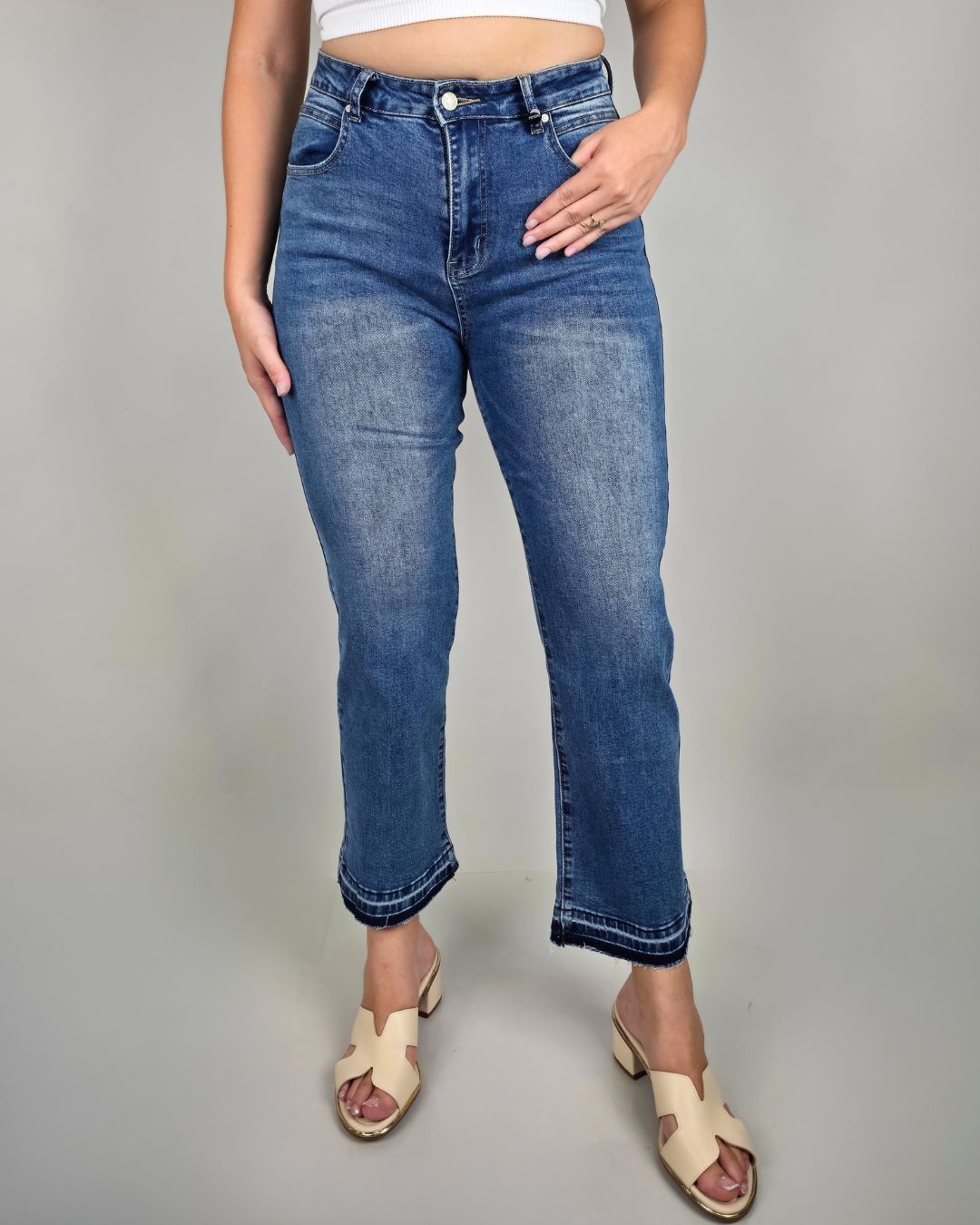 JEANS PSYCHO AZUL MEDIO PARA DAMA