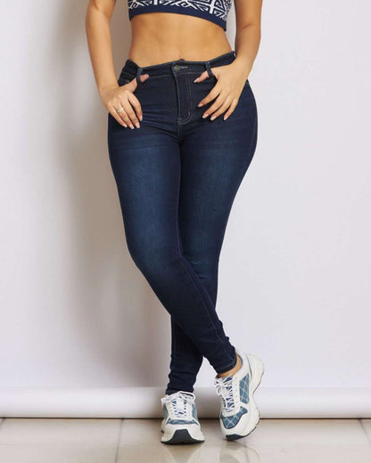 JEANS PSYCHO AZUL OSCURO PARA DAMA