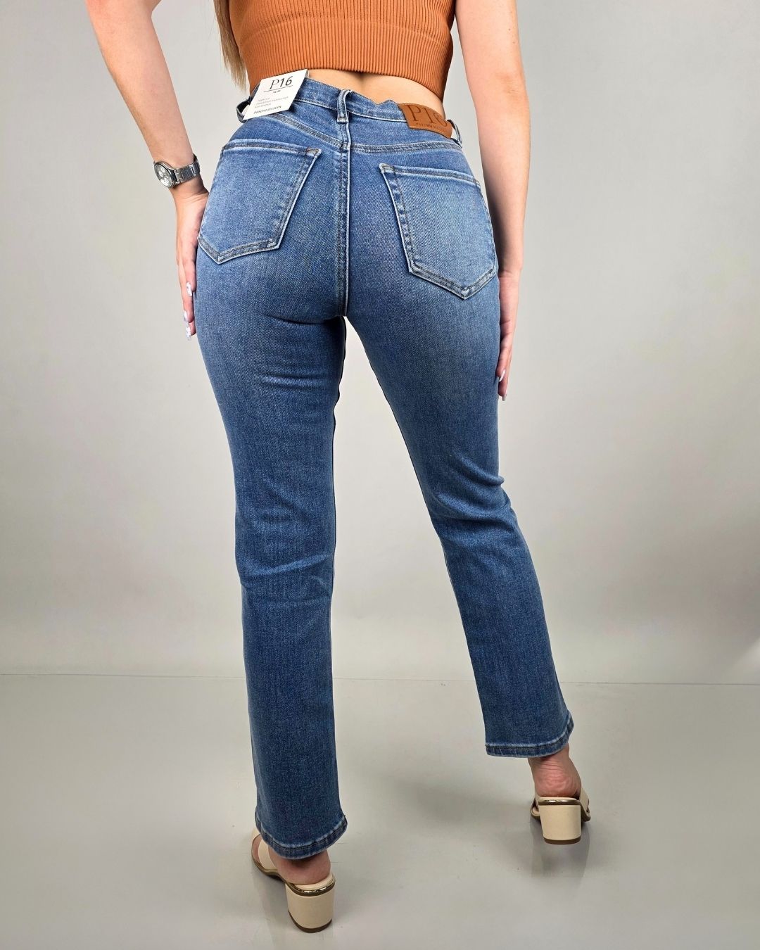 JEANS PSCYHO  AZUL MEDIO PARA DAMA