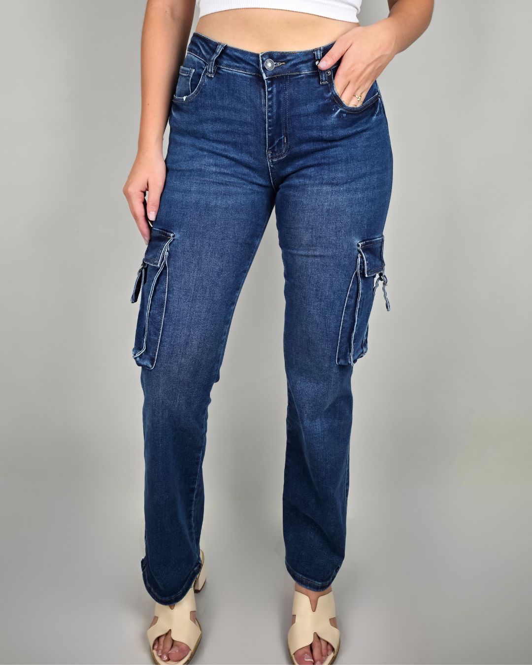 JEANS PSYCHO AZUL PARA DAMA