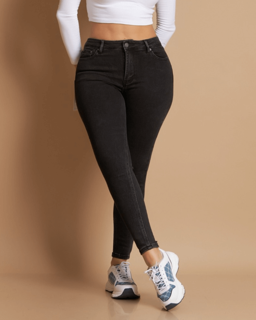 JEANS PSYCHO NEGRO DE DAMA
