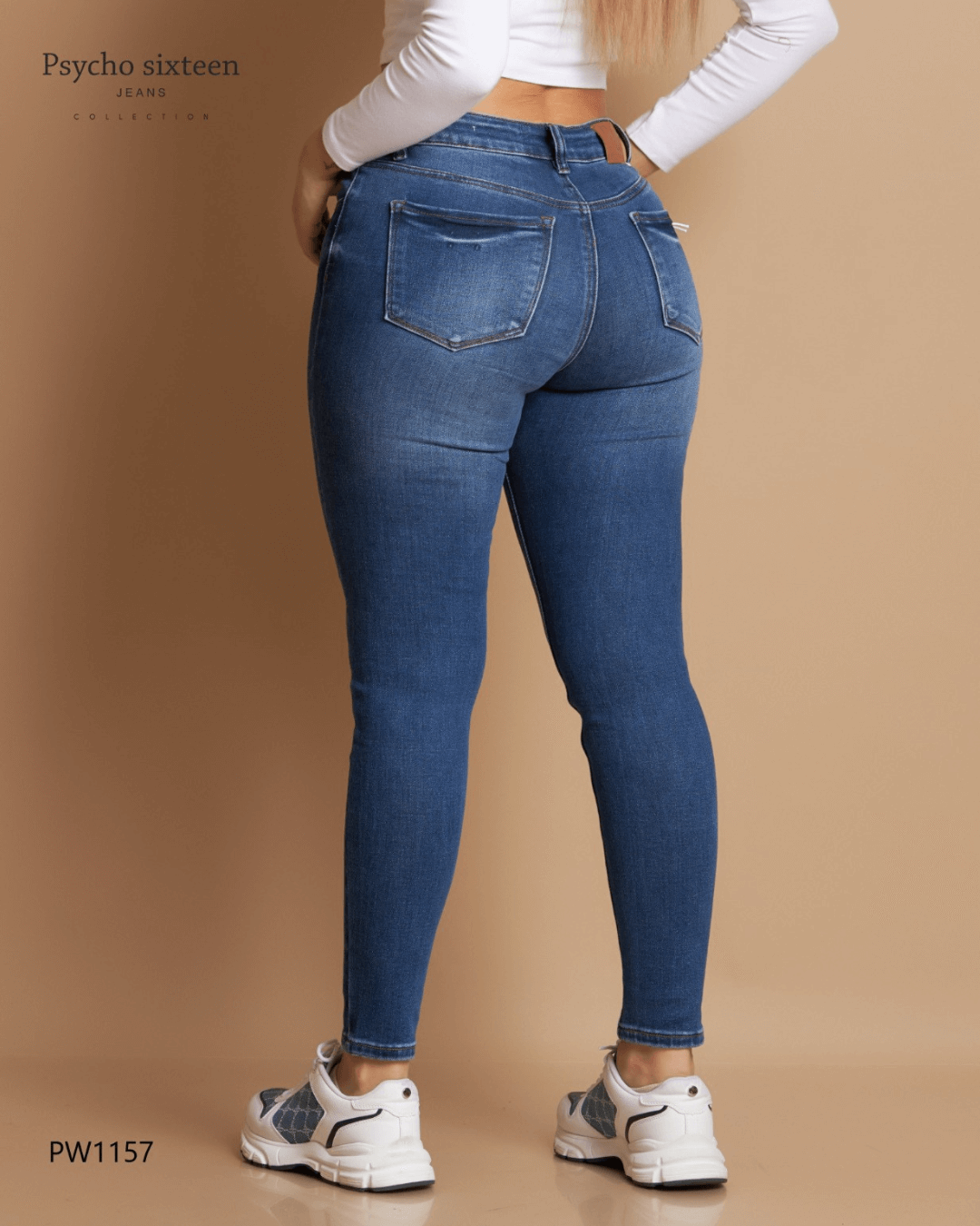 JEANS PSYCHO SIXTEEN AZUL PARA DAMA