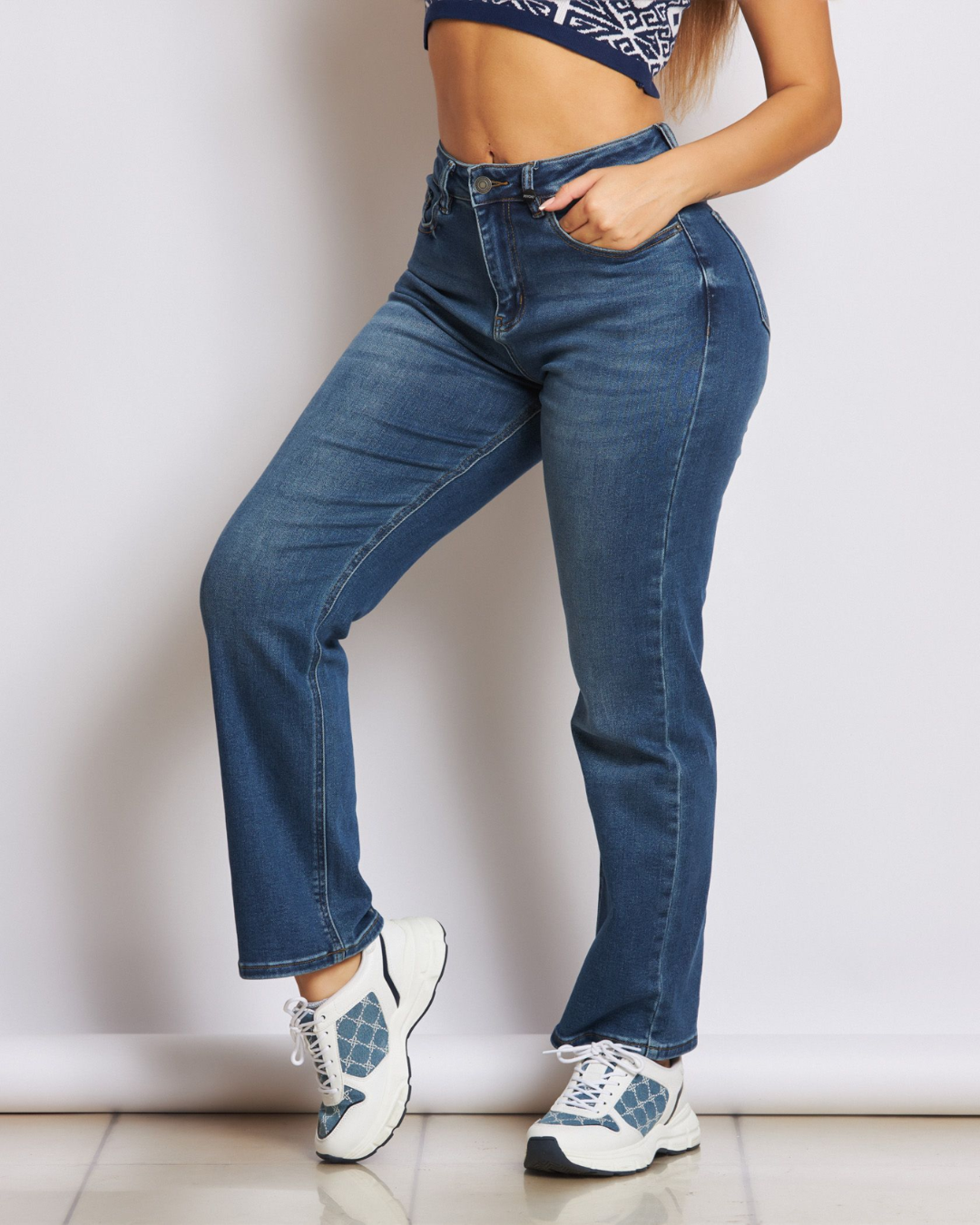 JEANS PSYCHO AZUL PARA DAMA