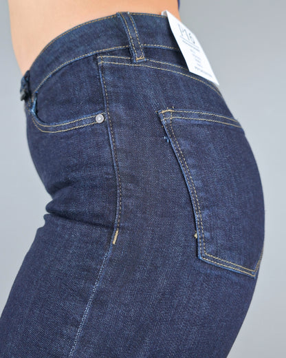 JEANS PSYCHO HIGH RISE SKINNY AZUL OSCURO PARA DAMA