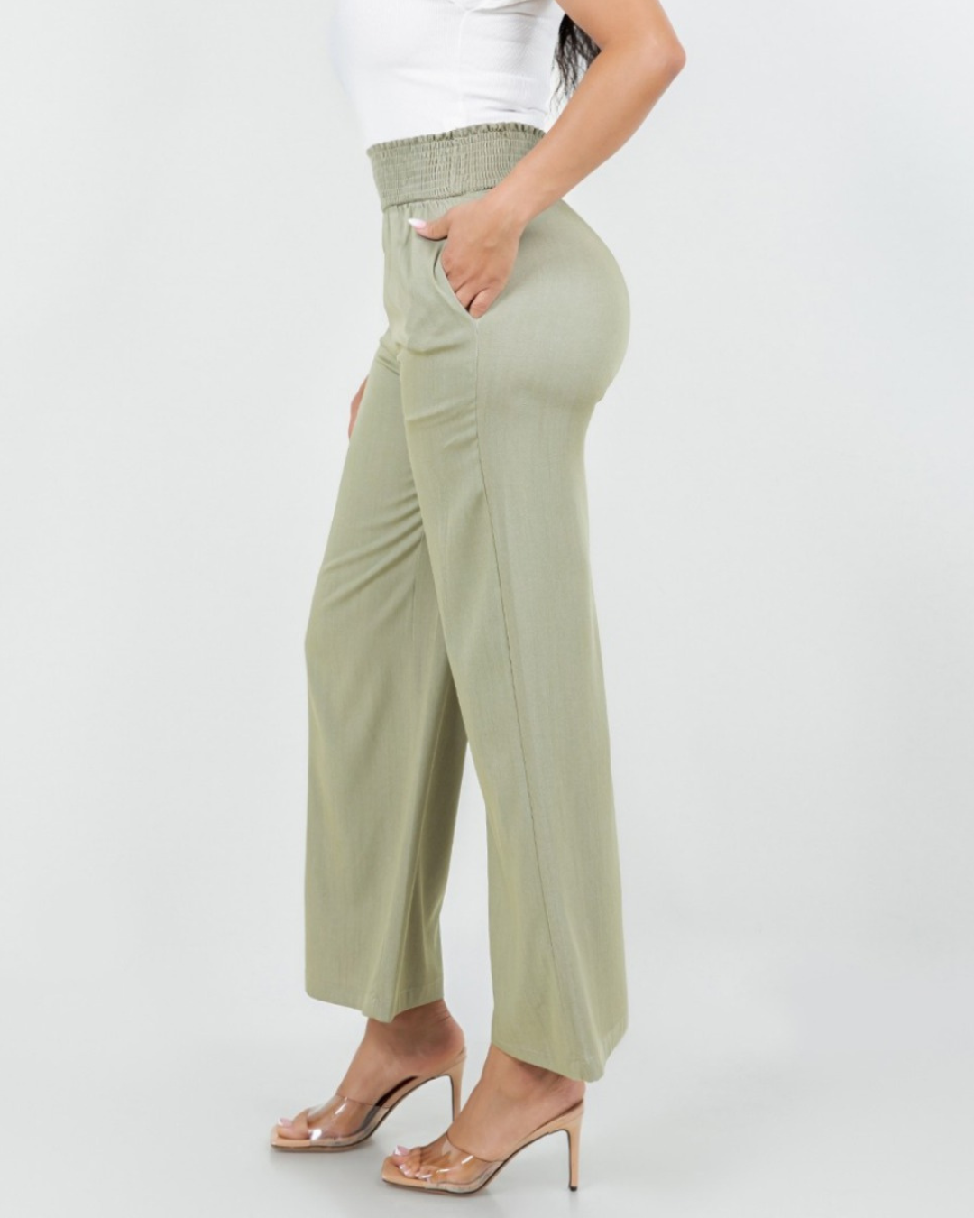 PANTALON LA DIOSA VERDE OLIVO PARA DAMA