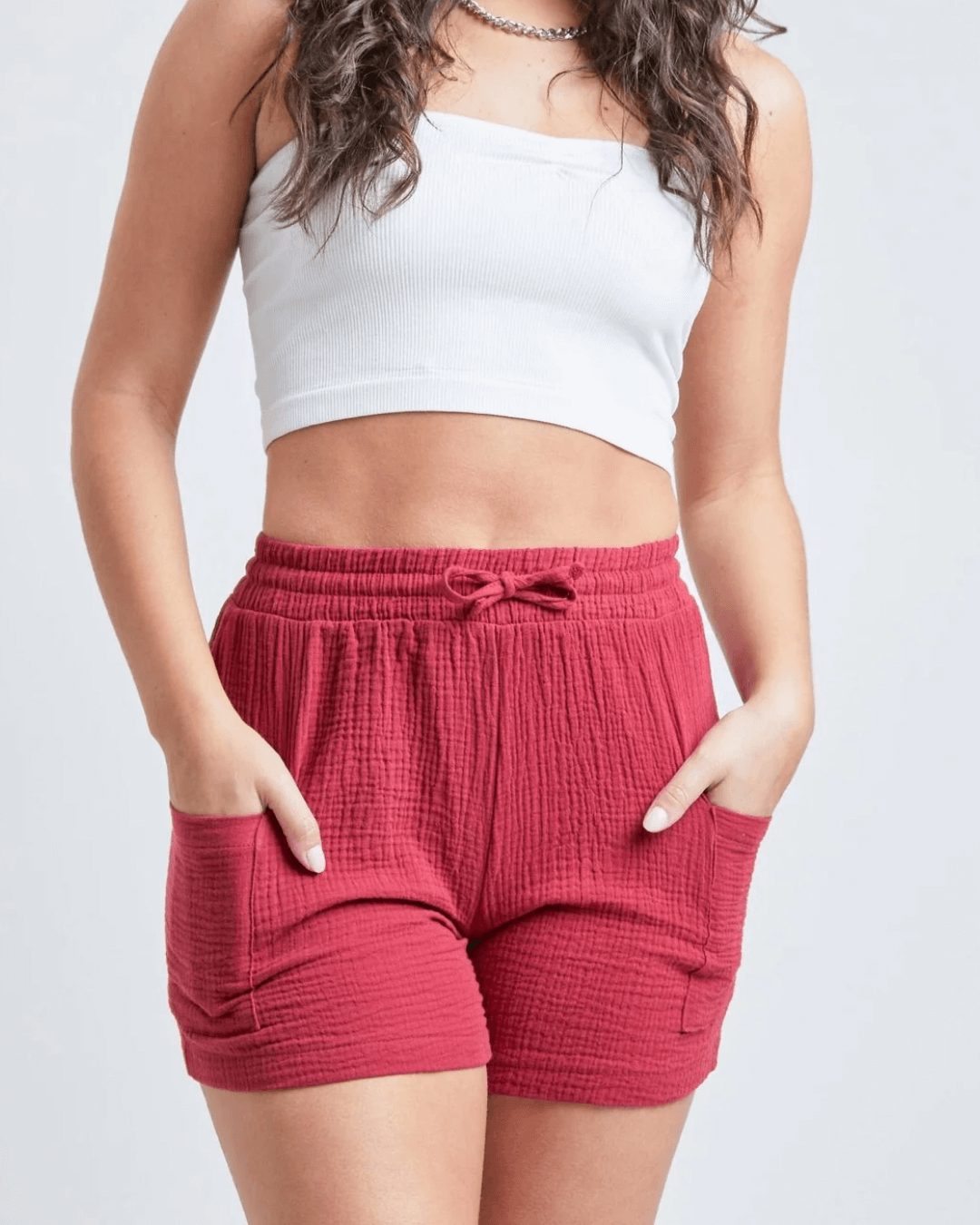 SHORT YMI VINO PARA NIÑA
