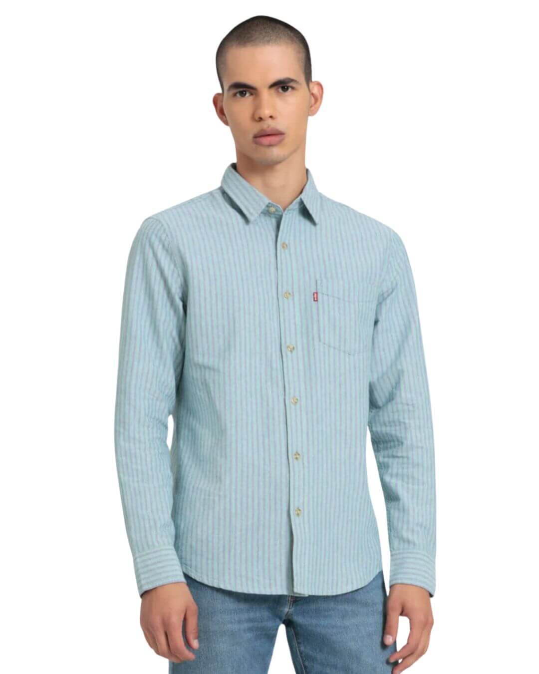 CAMISA LEVIS DE HOMBRE VERDE