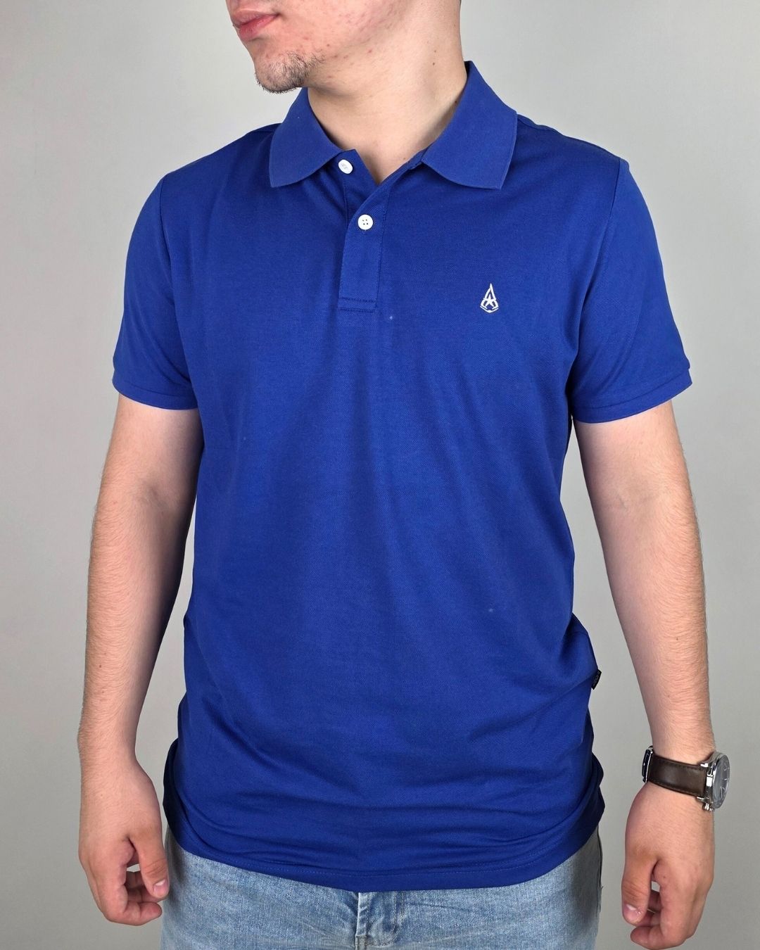 POLO BLACKOUT AZUL PARA CABALLERO
