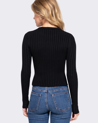 SWEATER ACTIVE NEGRO PARA DAMA