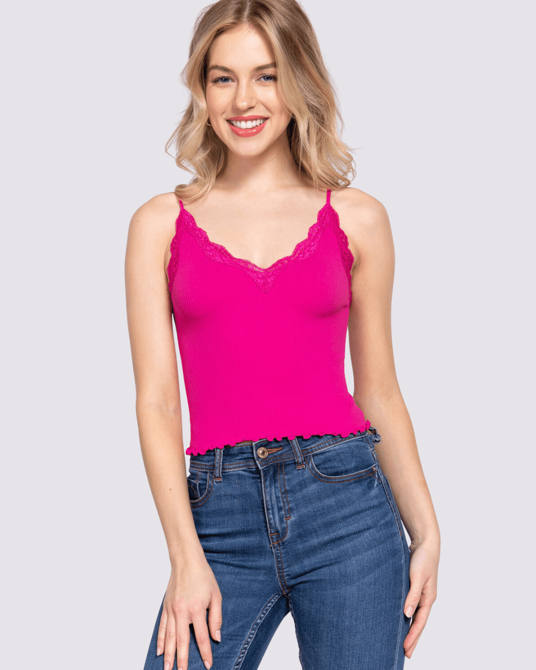 TOP ACTIVE BASIC FUCSIA PARA DAMA
