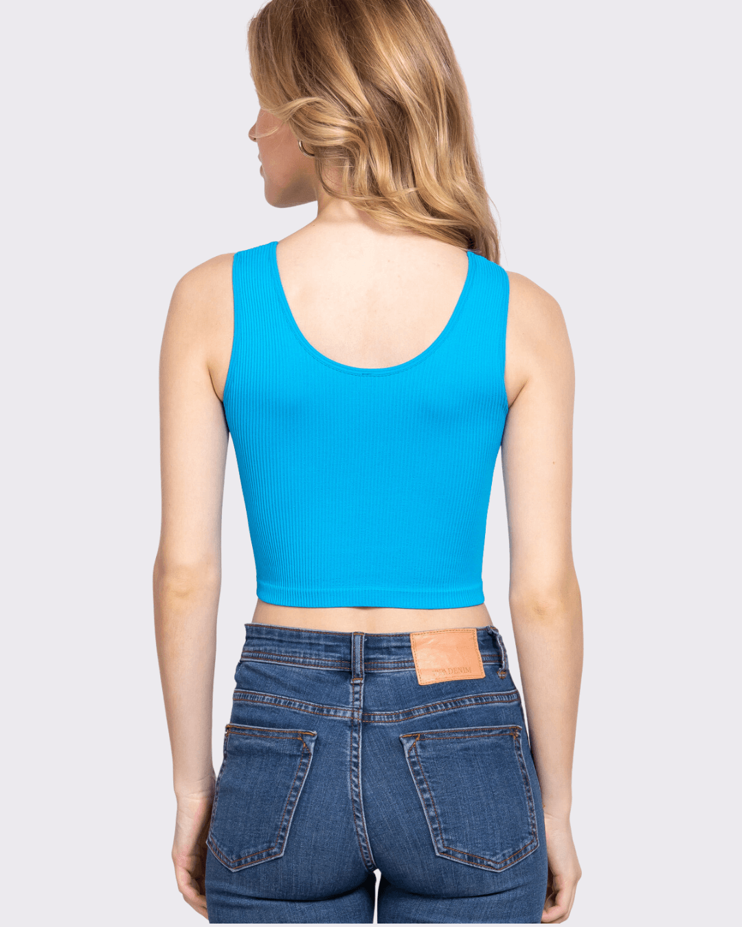 TOP ACTIVE BASIC CELESTE PARA DAMA