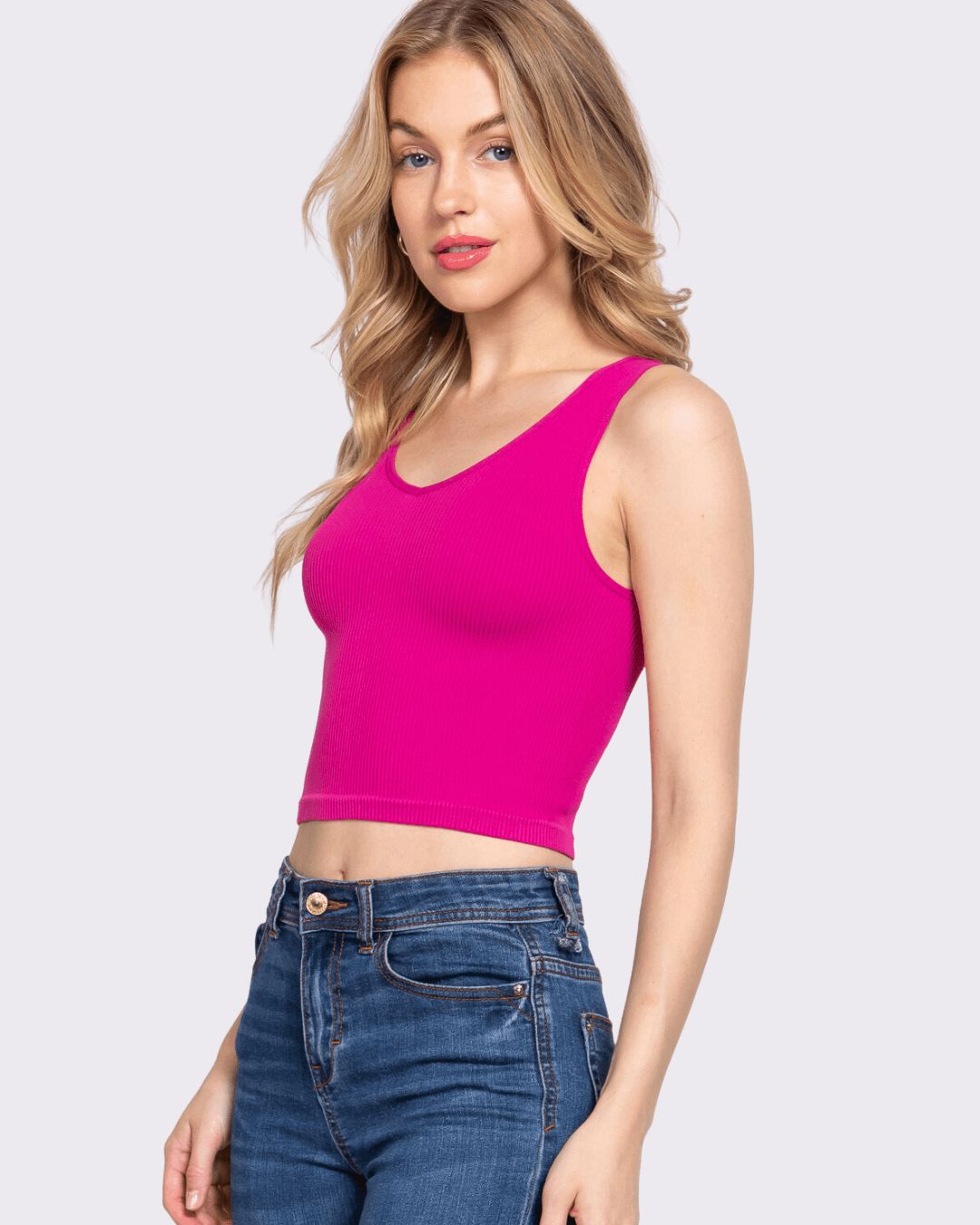 TOP ACTIVE BASIC FUCSIA PARA DAMA