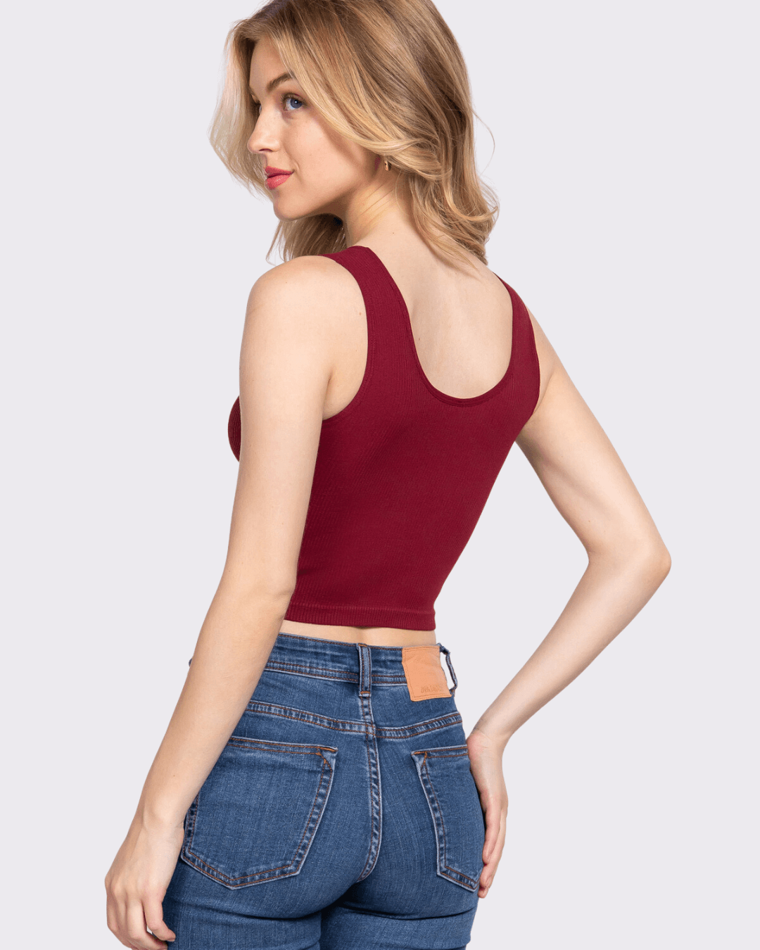 TOP ACTIVE BASIC VINO PARA DAMA