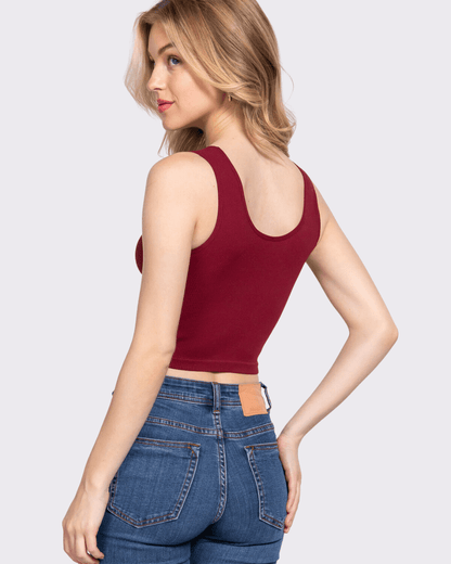 TOP ACTIVE BASIC VINO PARA DAMA