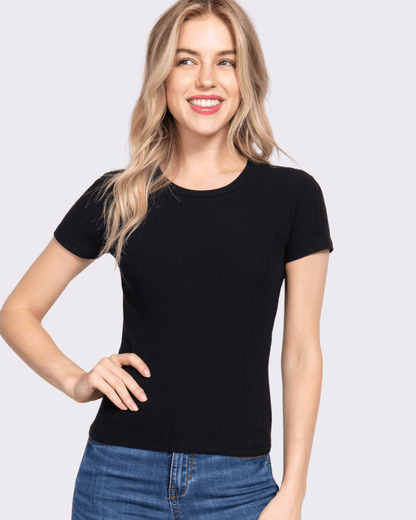 TOP ACTIVE BASIC NEGRO PARA DAMA