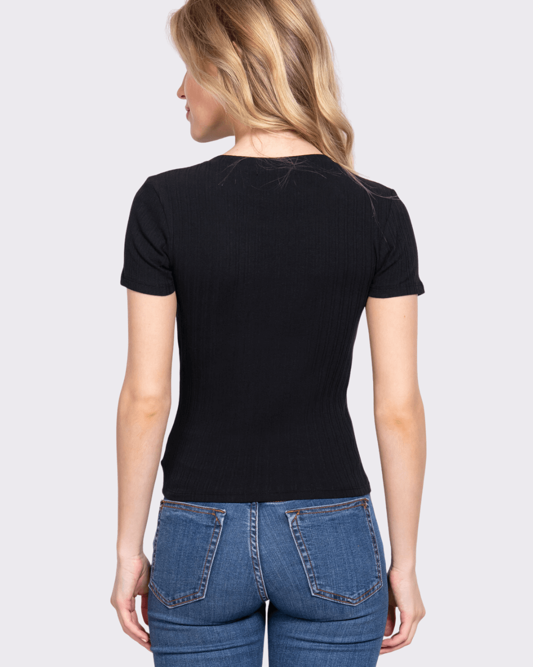 TOP ACTIVE BASIC NEGRO PARA DAMA