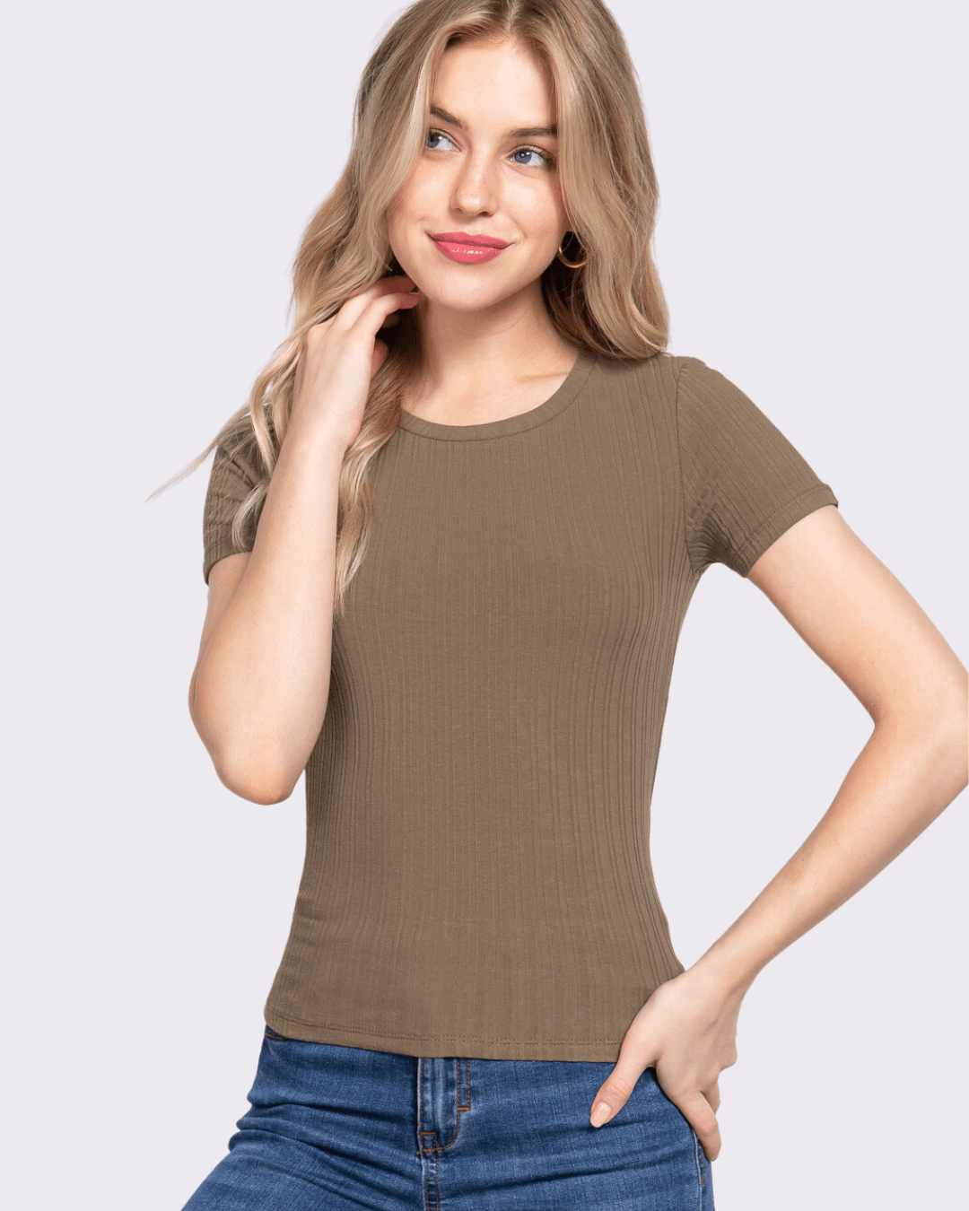 TOP ACTIVE BASIC VERDE MUSGO PARA DAMA