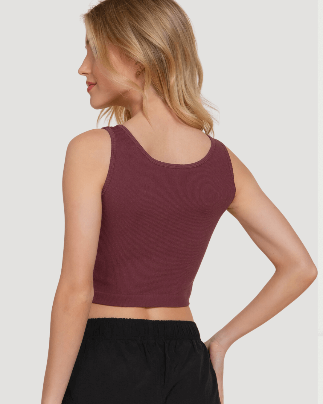 TOP ACTIVE BASIC VINO PARA DAMA